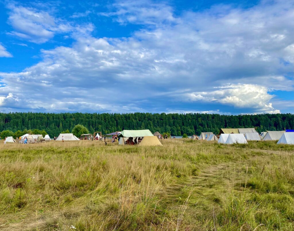 Camping in Russland