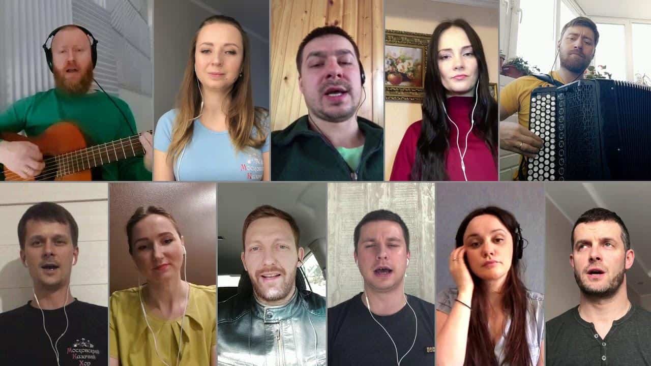 Online Chor Aufnahmen für Moya Rossiya.