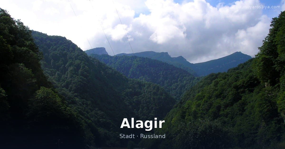 Alagir – Stadt · Russland