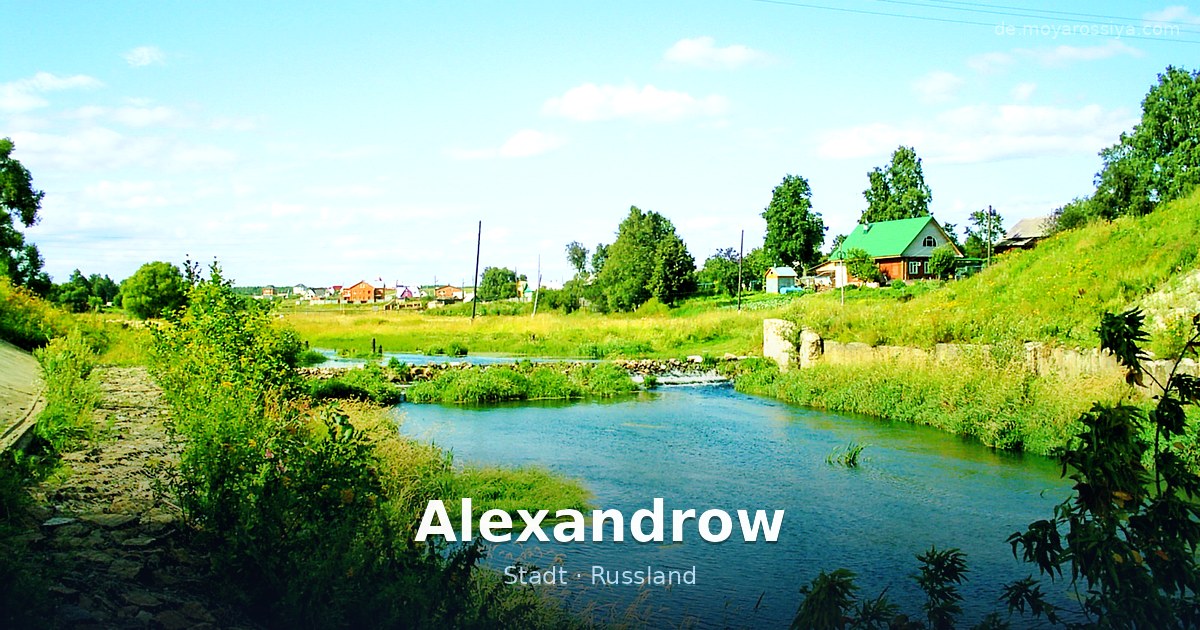 Alexandrow – Stadt · Russland