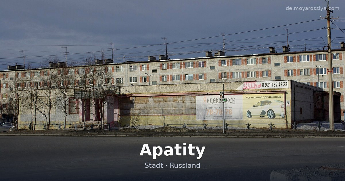 Apatity – Stadt · Russland
