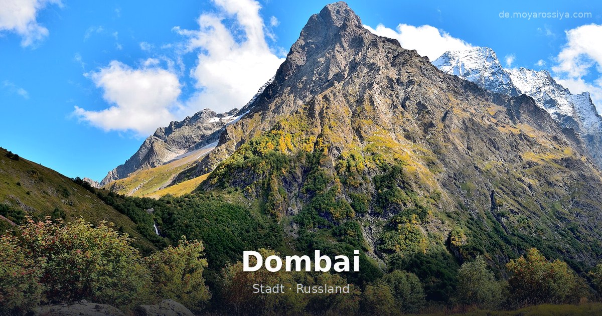 Dombai – Stadt · Russland