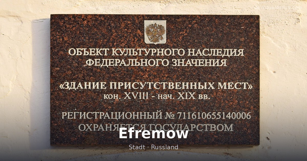 Efremow – Stadt · Russland