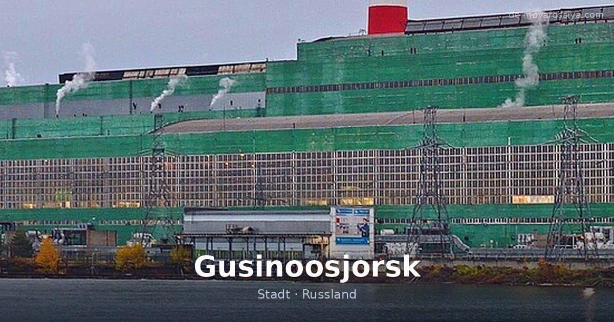 Gusinoosjorsk – Stadt · Russland