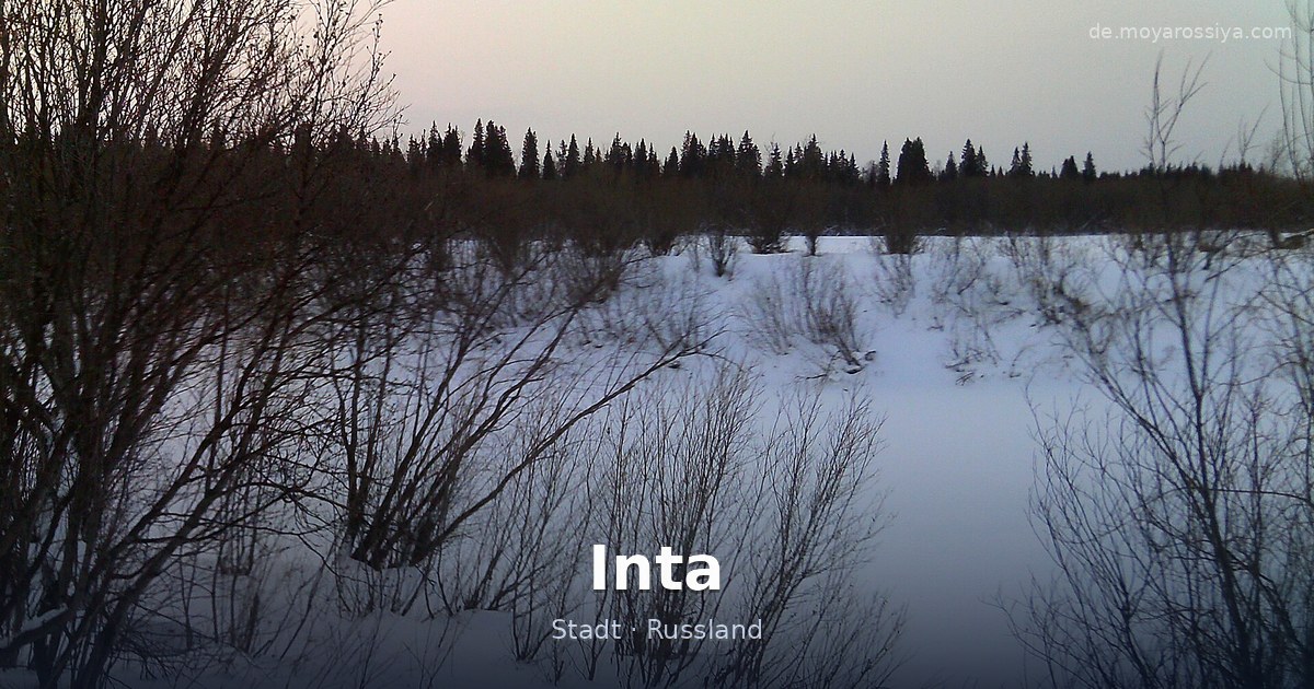 Inta – Stadt · Russland