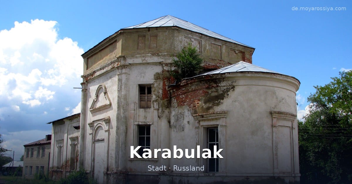 Karabulak – Stadt · Russland