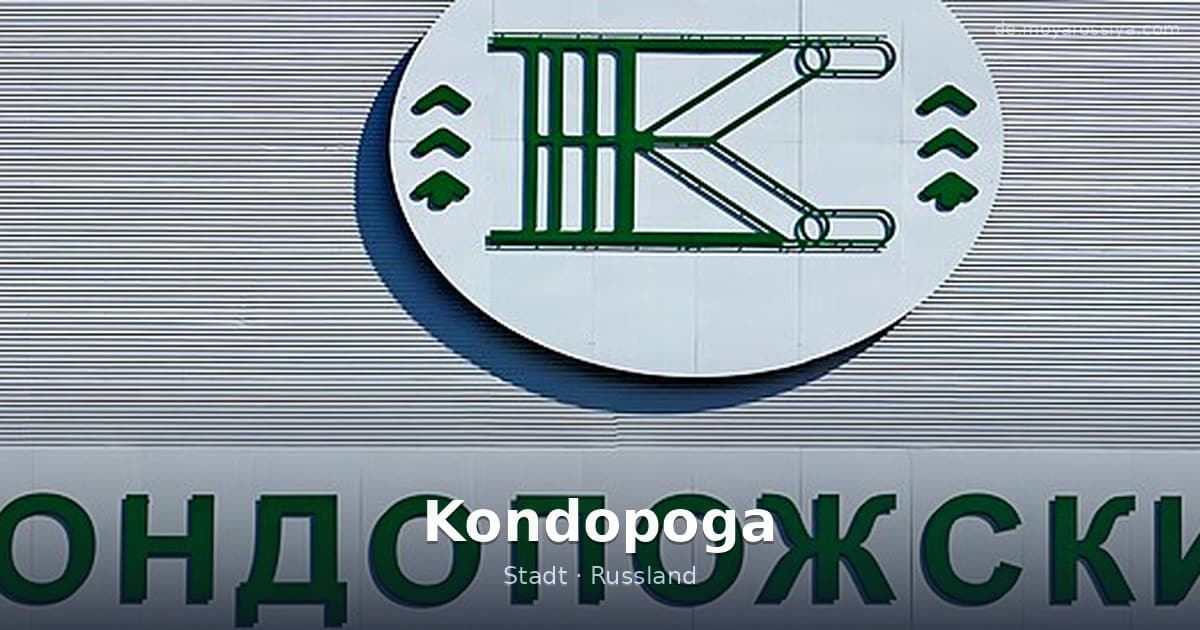 Kondopoga – Stadt · Russland