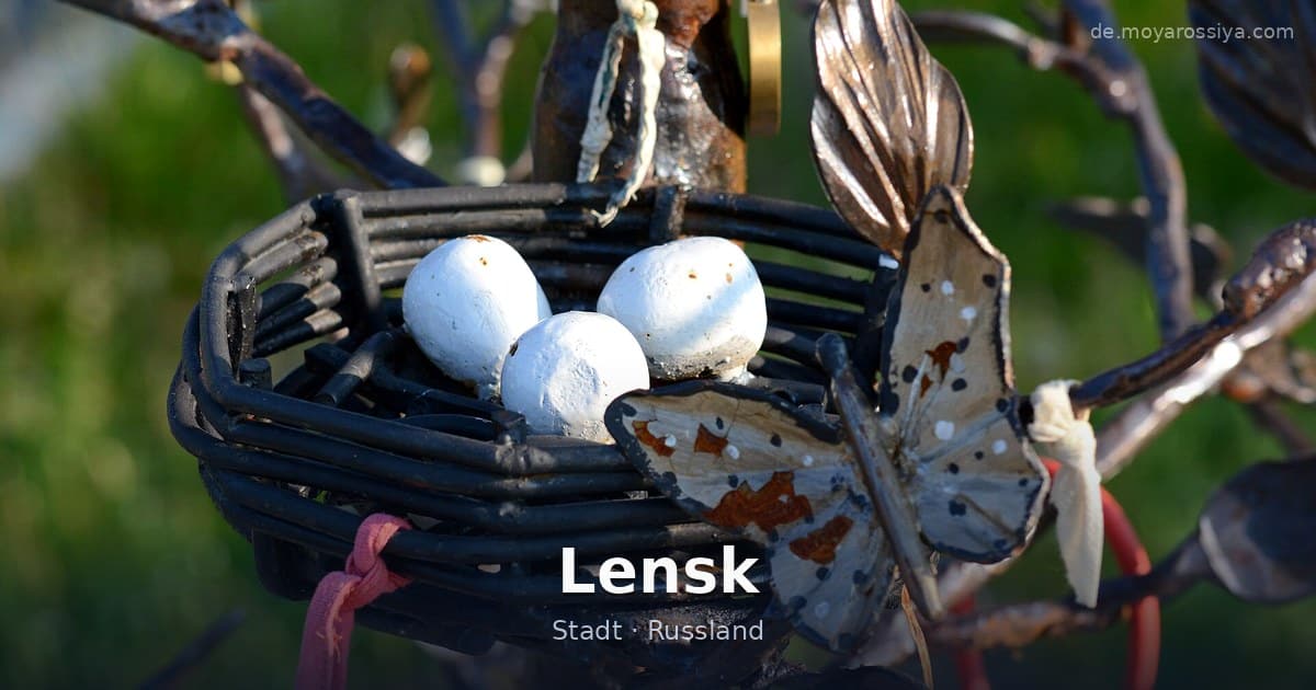 Lensk – Stadt · Russland