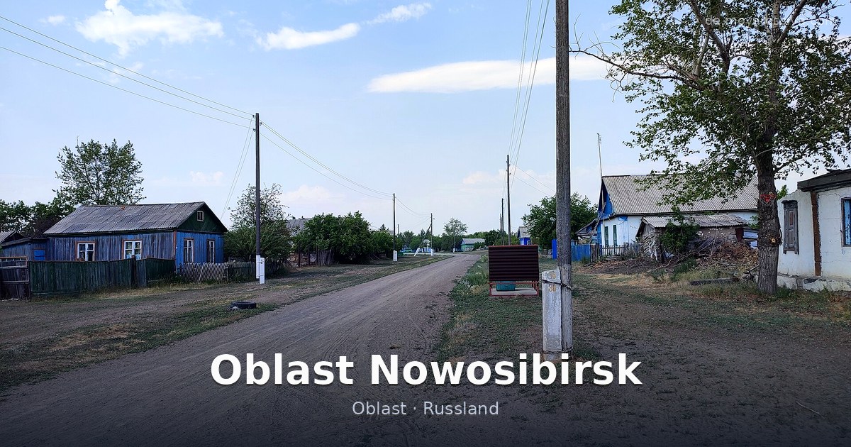 Oblast Nowosibirsk – Oblast · Russland
