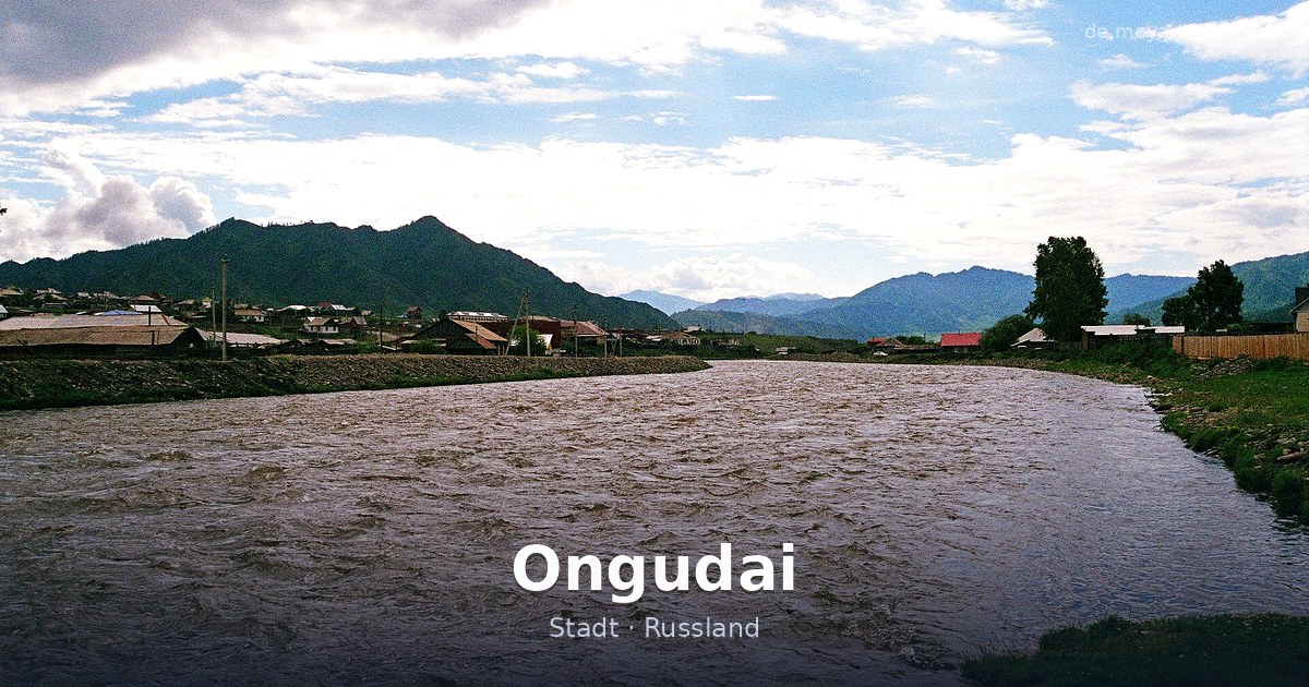 Ongudai – Stadt · Russland