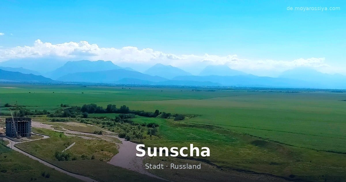 Sunscha – Stadt · Russland