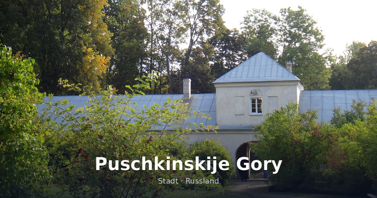 Puschkinskije Gory – Stadt · Russland