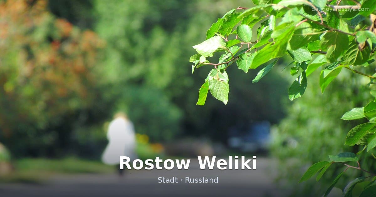 Rostow Weliki – Stadt · Russland