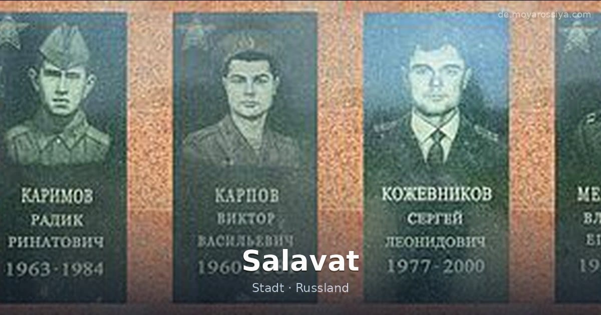 Salavat – Stadt · Russland