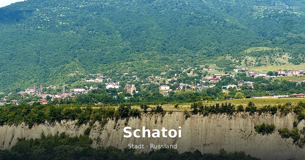 Schatoi – Stadt · Russland