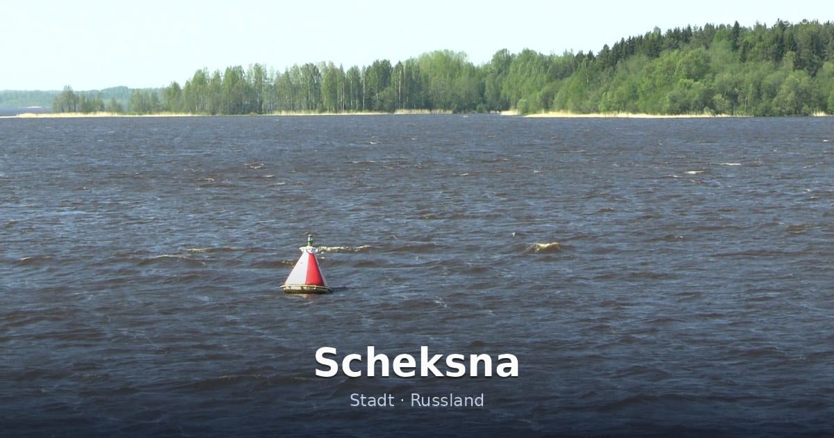 Scheksna – Stadt · Russland