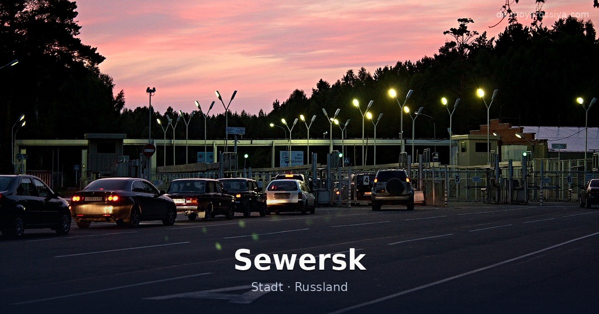 Sewersk – Stadt · Russland