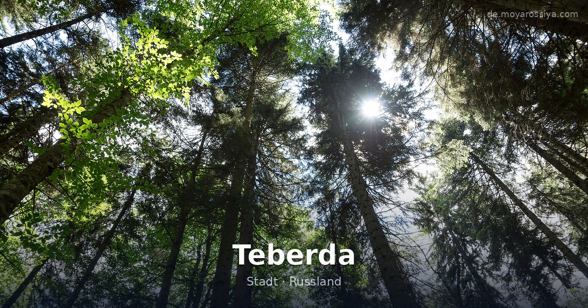 Teberda – Stadt · Russland