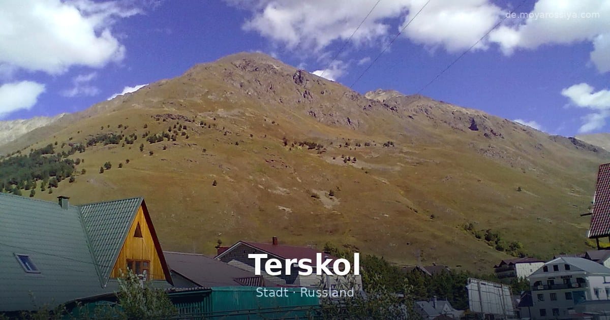 Terskol – Stadt · Russland