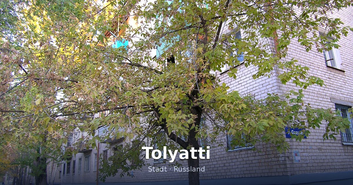 Tolyatti – Stadt · Russland