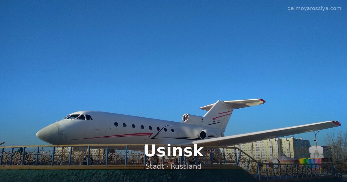Usinsk – Stadt · Russland
