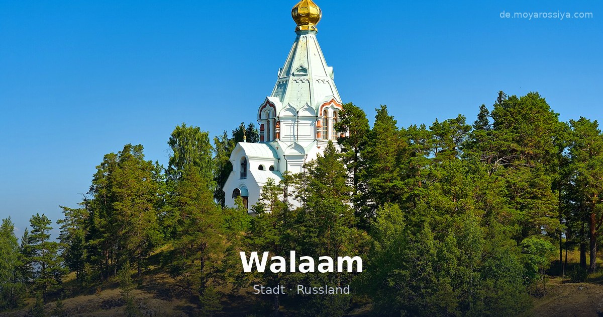 Walaam – Stadt · Russland