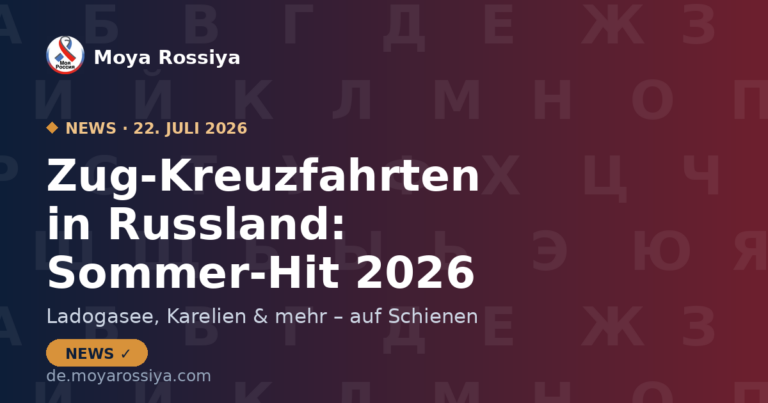 Zug-Kreuzfahrten in Russland: Sommer-Hit 2026 | Moya Rossiya News
