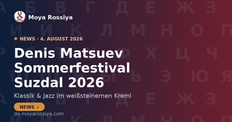 Denis Matsuev Sommerfestival 2026 in Suzdal | Moya Rossiya News