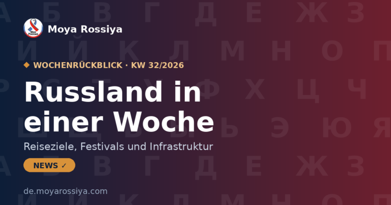 Russland in einer Woche – KW 32/2026 | Moya Rossiya
