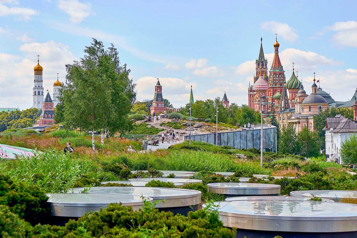 Park Saryadje: Neun Jahre Wahrzeichen der modernen Moskau – Foto: mos.ru