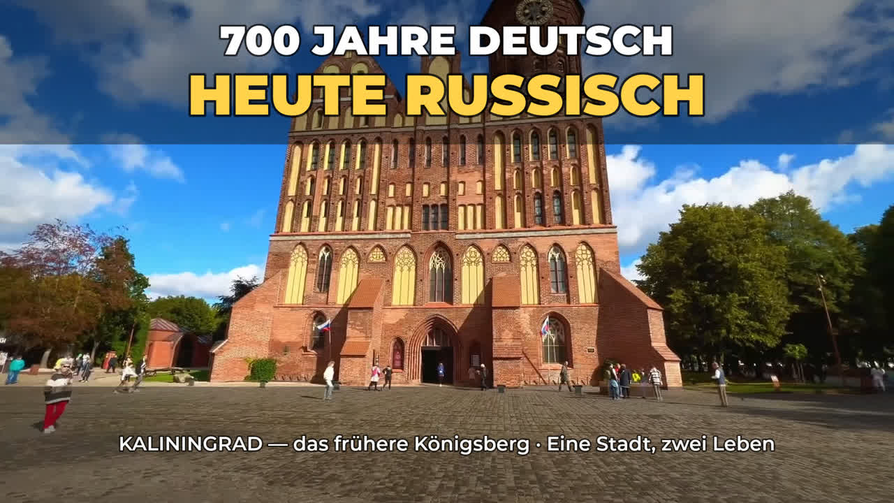 Der Königsberger Dom auf der Kant-Insel in Kaliningrad – Videoporträt der Stadt